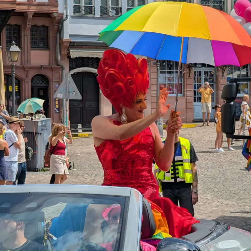 Kuchenbackfrauen landen beim CSD in Frankfurt